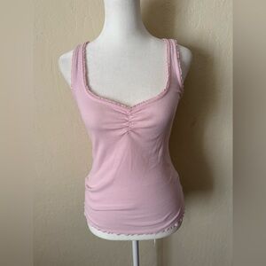 Pink coquette tank top